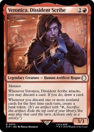 Veronica, Dissident Scribe (Universes Beyond: Fallout) Near Mint