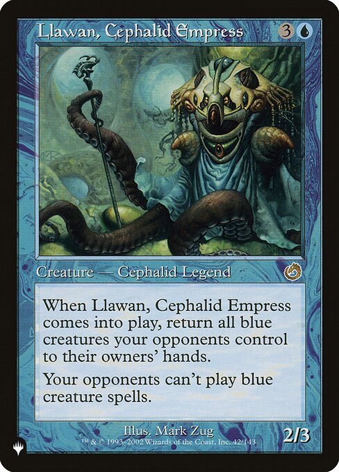Llawan, Cephalid Empress (The List) Light Play