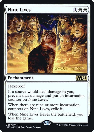 Nine Lives (Promos: Prerelease Cards) Light Play Foil