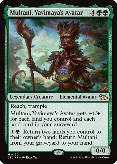 Multani, Yavimaya's Avatar (Commander: Duskmourn: House of Horror) Near Mint