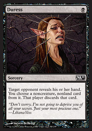 Duress (Magic 2011 Core Set) Medium Play