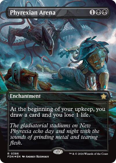 Phyrexian Arena Borderless Mana Foil|1|0|0.00