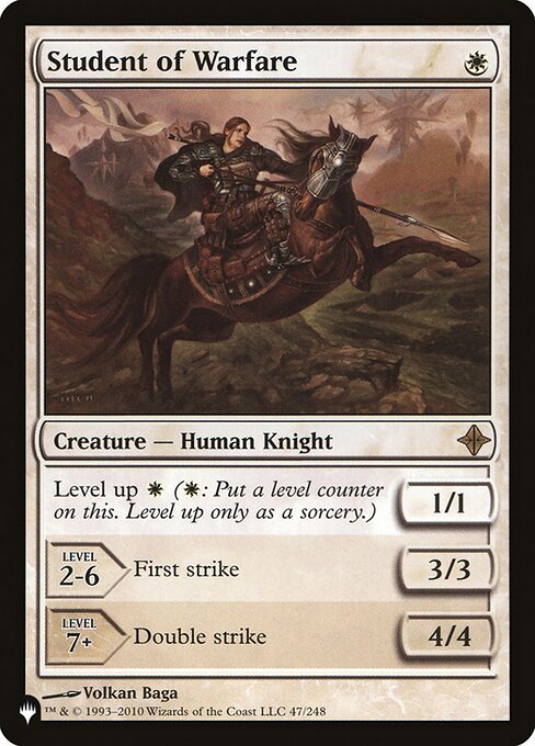 Student of Warfare (The List) Near Mint