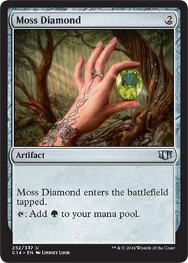 Moss Diamond (Commander 2014 Edition) Medium Play