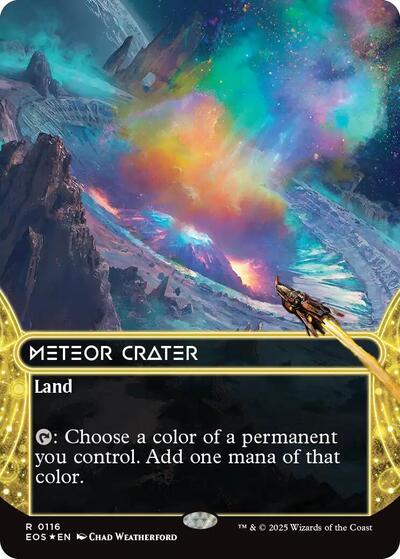 Meteor Crater 0116 Borderless Galaxy Foil|1|0|0.00
