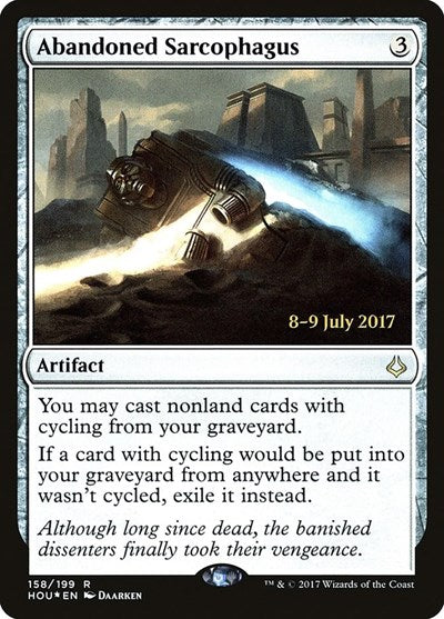 Abandoned Sarcophagus (Promos: Prerelease Cards) Damaged / Poor Foil