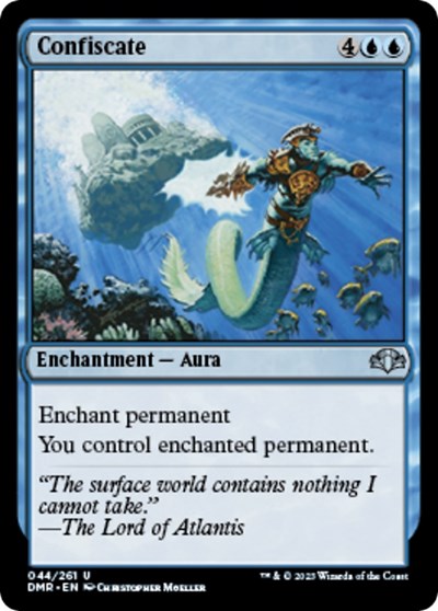 Confiscate (Dominaria Remastered) Light Play Foil