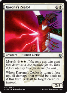 Karona's Zealot (Masters 25) Light Play