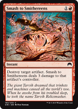 Smash to Smithereens (Magic Origins) Medium Play Foil