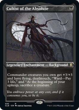 Cultist of the Absolute (Etched Foil) (Commander Legends: Battle for Baldur's Gate) Light Play Foil
