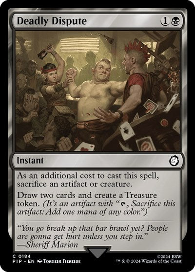 Deadly Dispute (Universes Beyond: Fallout) Light Play Foil