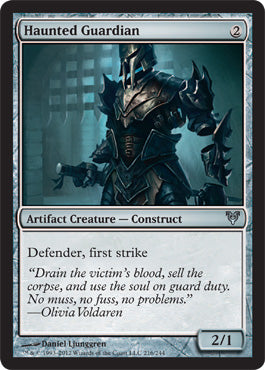 Haunted Guardian (Avacyn Restored) Light Play Foil