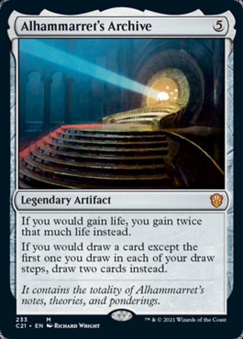 Alhammarret's Archive (Commander 2021 Strixhaven) Damaged / Poor