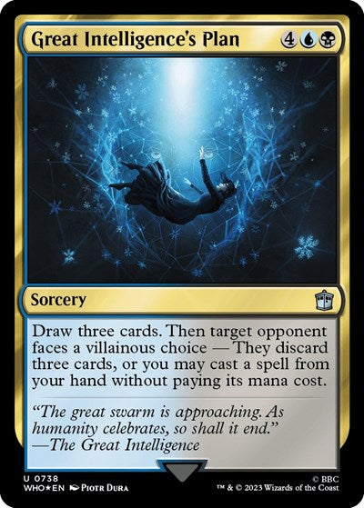 Great Intelligence's Plan (Surge Foil) (Universes Beyond: Doctor Who) Light Play Foil