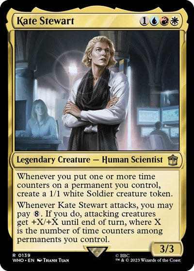 Kate Stewart (Universes Beyond: Doctor Who) Light Play Foil