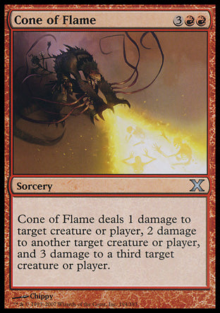 Cone of Flame (10th Edition) Light Play