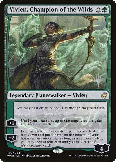 Vivien, Champion of the Wilds (Promo Pack: Throne of Eldraine) Near Mint