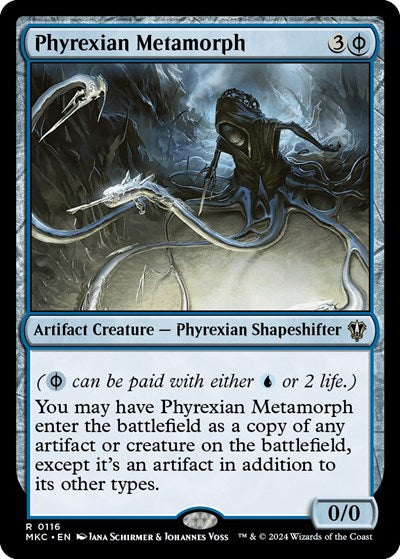 Phyrexian Metamorph (Commander: Murders at Karlov Manor) Light Play