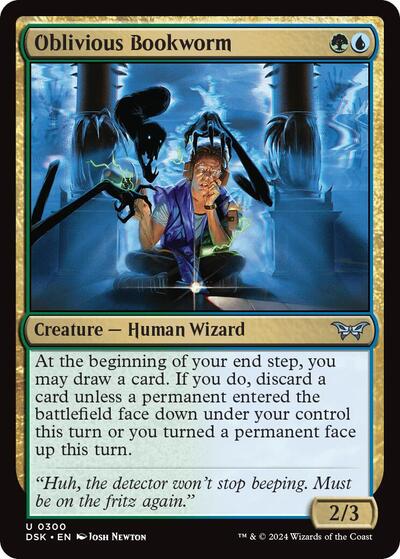 Oblivious Bookworm (0300) (Duskmourn: House of Horror) Near Mint