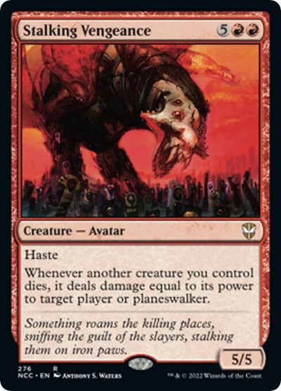 Stalking Vengeance (Commander: Streets of New Capenna) Damaged / Poor