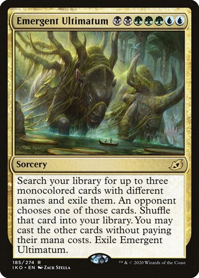 Emergent Ultimatum (Promo Pack: Ikoria) Medium Play