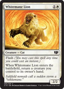 Whitemane Lion (Commander 2014 Edition) Medium Play