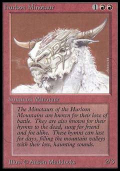 Hurloon Minotaur (Beta) Near Mint