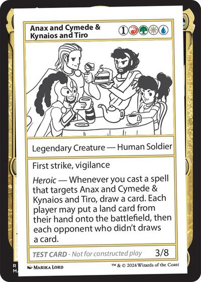 Anax and Cymede & Kynaios and Tiro (Mystery Booster 2 Playtest Cards) Near Mint