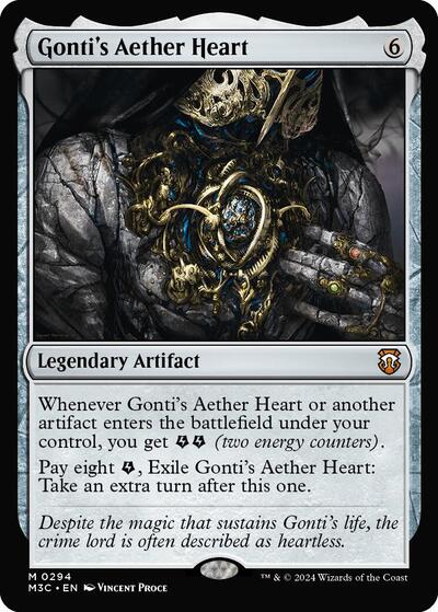 Gonti's Aether Heart (Commander: Modern Horizons 3) Light Play