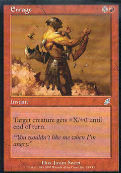 Enrage (Scourge) Light Play Foil