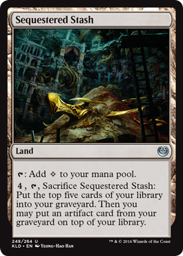 Sequestered Stash (Kaladesh) Medium Play Foil