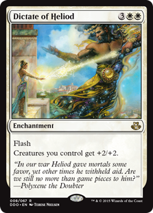 Dictate of Heliod (Duel Decks: Kiora vs Elspeth) Heavy Play