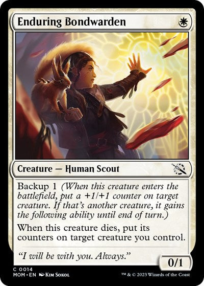 Enduring Bondwarden (March of the Machine) Medium Play