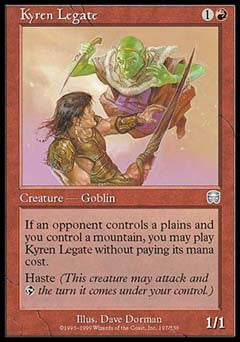 Kyren Legate (Mercadian Masques) Medium Play