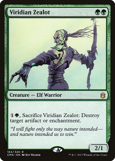 Viridian Zealot (Commander Anthology) Near Mint