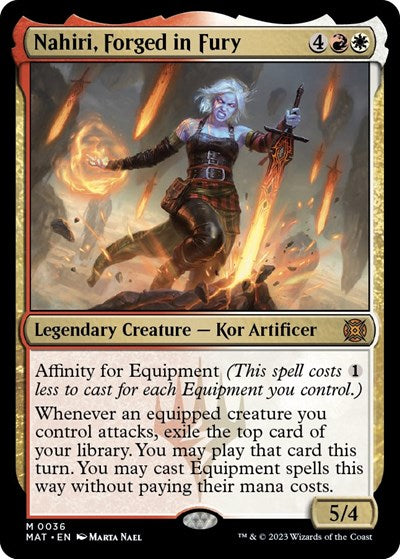 Nahiri, Forged in Fury (March of the Machine: The Aftermath) Near Mint