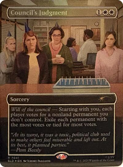 Council's Judgment (7041) (Secret Lair) Near Mint Foil