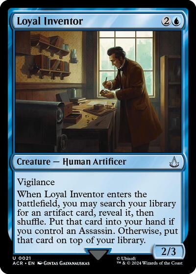 Loyal Inventor (Universes Beyond: Assassin's Creed) Light Play