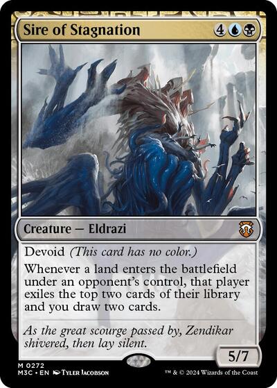 Sire of Stagnation (Commander: Modern Horizons 3) Light Play