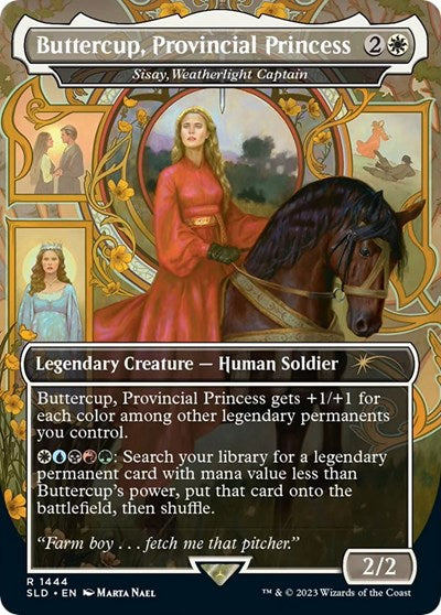 Buttercup, Provincial Princess - Sisay, Weatherlight Captain (Secret Lair) Near Mint Foil