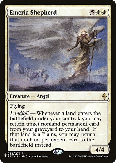 Emeria Shepherd (The List) Light Play Foil