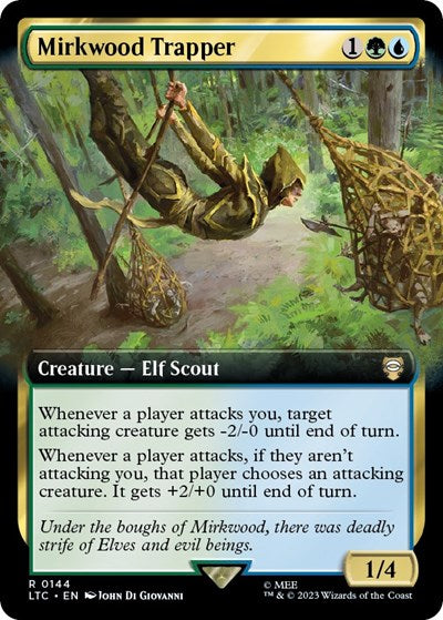 Mirkwood Trapper (Extended Art) (Commander: The Lord of the Rings: Tales of Middle-earth) Near Mint