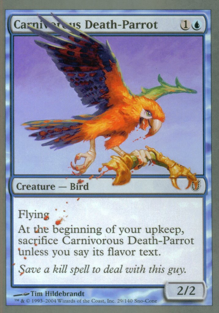 Carnivorous Death Parrot|1|0|0.00