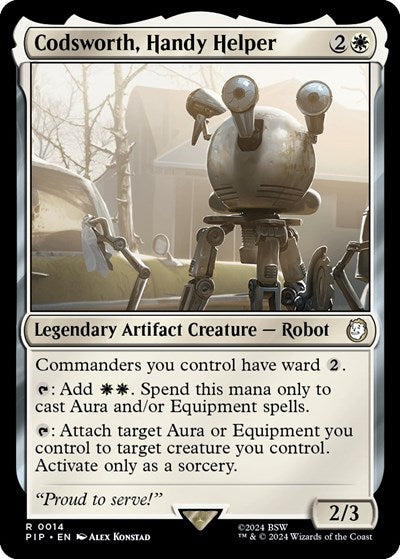 Codsworth, Handy Helper (Universes Beyond: Fallout) Medium Play