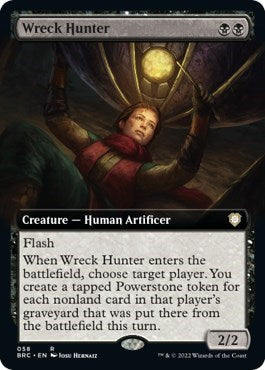 Wreck Hunter (Extended Art) (Commander: The Brothers' War) Light Play