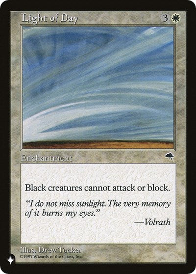 Light of Day (The List) Near Mint