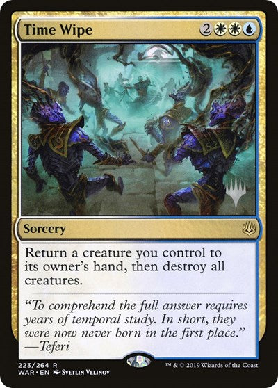 Time Wipe (Promo Pack: Throne of Eldraine) Near Mint Foil