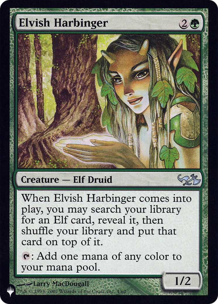 Elvish Harbinger (The List) Near Mint