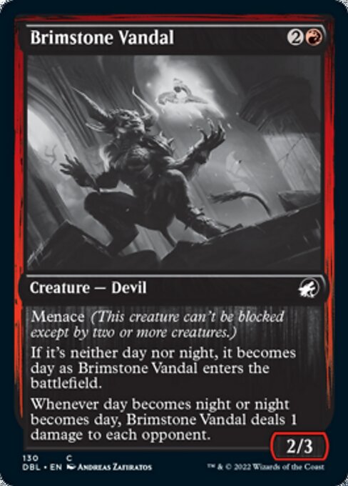 Brimstone Vandal (Innistrad: Double Feature) Light Play
