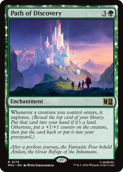 Path of Discovery (Surge Foil) (Commander: Marvel Super Heroes) Near Mint Foil